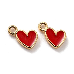 10Pcs Brass Enamel Pendants&nbsp;KK-SZ0005-64