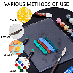 Silicone Reusable Gel Printing Plate for Arts and Crafts&nbsp;DRAW-WH0007-006B