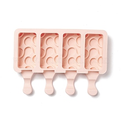 Food Grade DIY Rectangle Ice-cream Silicone Molds&nbsp;LS-DIY-D062-08C