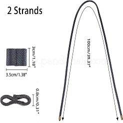 Detachable PU Leather Bag Strap&nbsp;FIND-WH0046-03B