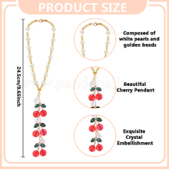 Acrylic & Resin & Glass Seed Beaded Car Hanging Pendant Decorations&nbsp;HJEW-DR00329