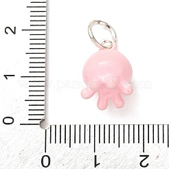 Brass Enamel Pendants&nbsp;KK-CBA260B-05P