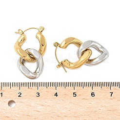 304 Stainless Steel Hoop Earrings&nbsp;EJEW-H159-01GP