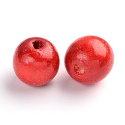Natural Maple Wood Beads&nbsp;X-TB20mmY-1