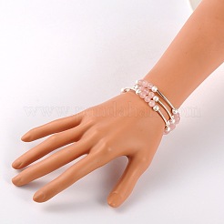 Natural Gemstone Wrap Bracelets&nbsp;BJEW-JB01705-03