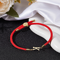 1Pc Adjustable Nylon Cord Slider Bracelets for Women&nbsp;BJEW-LP0001-32K-02