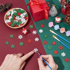 2 Bags Christmas Wood Cabochons&nbsp;WOOD-UN0001-32