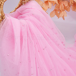 Polyamide & Resin Mesh Fabric&nbsp;DIY-WH0671-349A