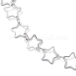 Non-Tarnish 304 Stainless Steel Star Link Chain Anklets for Men Women&nbsp;LS-STAS-B039-14P