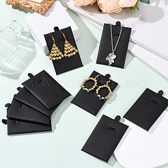 24Pcs PU Leather & Sponge Jewelry Pendant Nceklace Display Cards&nbsp;NDIS-SP0001-03A-01