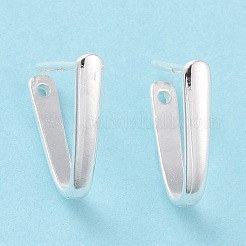 925 Sterling Silver Ice Pick Pinch Bails&nbsp;STER-D035-23S-01