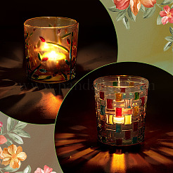 2Pcs 2 Styles Glass Crystal Cup&nbsp;AJEW-GA0007-39