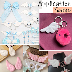48Pcs 6 Colors Cloth Ornament Accessories&nbsp;DIY-SC0032-26