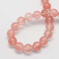 Cherry Quartz Glass Beads Strands&nbsp;G-S144-8mm