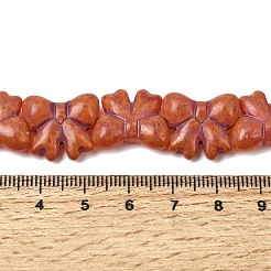 Painted Glass Beads Strands&nbsp;GLAA-Z021-02