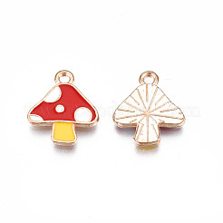Autumn Theme Alloy Enamel Charms&nbsp;ENAM-S115-143A
