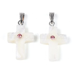 Natural Trochus Shell Pendants&nbsp;SSHEL-T017-42B
