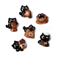 Coffee Theme Opaque Resin Cabochons&nbsp;RESI-C069-01C