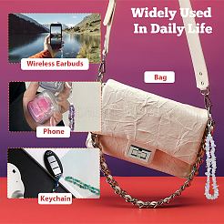 Gemstone Chips Mobile Straps&nbsp;HJEW-PH01884