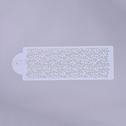 Eco-Friendly Food Grade Plastic Templates Spray Cake Molds&nbsp;DIY-G020-17