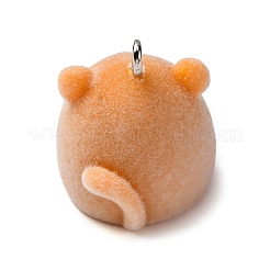 Flocky Animal Resin Pendants&nbsp;FIND-S001-05I