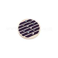 6-Slot Wood Ring Display Stands&nbsp;RDIS-WH0011-30