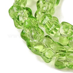 Transparent Glass Beads Strands&nbsp;GL-CBAAE04-01D