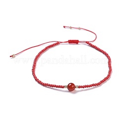 Nylon Thread Braided Anklets&nbsp;AJEW-AN00266-M