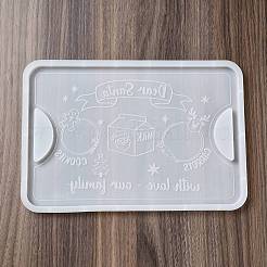 DIY Tray Plate with Handle Silicone Molds&nbsp;DIY-I099-61