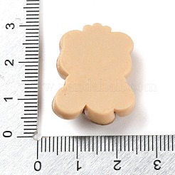 Bear Bread Opaque Resin Decoden Cabochons&nbsp;CRES-Q220-05C