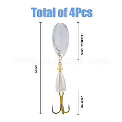 304 Stainless Steel Fishing Lure Hook&nbsp;FIND-FH0006-71