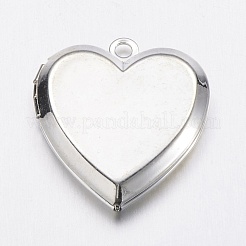 Brass Locket Pendants&nbsp;X-KK-N0116-014S