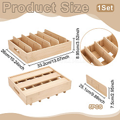 Bamboo Storage Boxes&nbsp;AJEW-WH0817-057