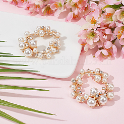 Plastic Imitation Pearl Shoe Decoration&nbsp;FIND-GF0004-99
