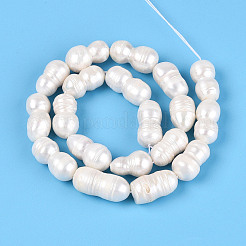 Natural Baroque Keshi Pearl Beads Strands&nbsp;PEAR-S020-O03