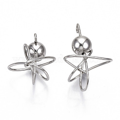 Rack Plating Alloy Wire Wrapped Pendants&nbsp;PALLOY-S132-152P-RS