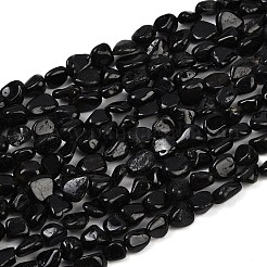 Natural Black Tourmaline Beads Strands&nbsp;G-Q060-E15