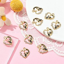 Alloy Enamel Pendants&nbsp;FIND-YW0002-15