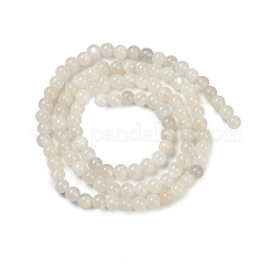 Natural White Moonstone Beads Strands&nbsp;G-D294-4mm-02