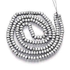 Electroplated Synthetic Non-magnetic Hematite Beads Strands&nbsp;G-T139-61A