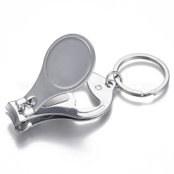 Iron Nail Clippers and Bottle Opener&nbsp;AJEW-I045-02P
