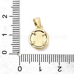 Brass Resin Charms&nbsp;KK-H529-20G