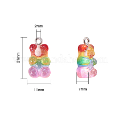 Resin with Gold Foil Pendants&nbsp;RESI-CJC0014-05