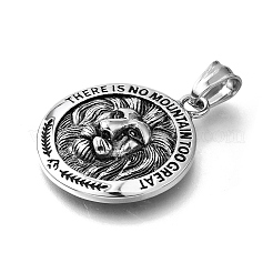304 Stainless Steel Pendants&nbsp;STAS-P387-01AS