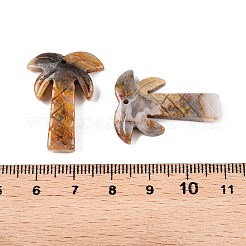 Natural Crazy Agate Coconut Tree Pendants&nbsp;G-N342-02F