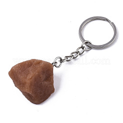Natural Mixed Stone Keychain&nbsp;G-N0326-020