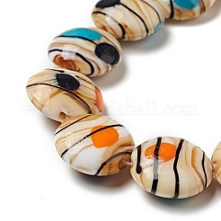 Handmade Lampwork Beads Strand&nbsp;LAMP-C008-06A