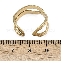 304 Stainless Steel Cuff Rings&nbsp;RJEW-D332-11G