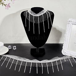 2 Yards Polyester Tassel Lace Ribbon&nbsp;OCOR-PH0007-84A