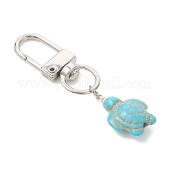 Dyed Synthetic Turquoise Pendant Decoration&nbsp;HJEW-JM04799